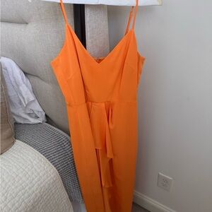 Gianni Bini Elegant Orange Sleeveless Dress